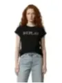 Replay Damen T-Shirt Schwarz | online kaufen