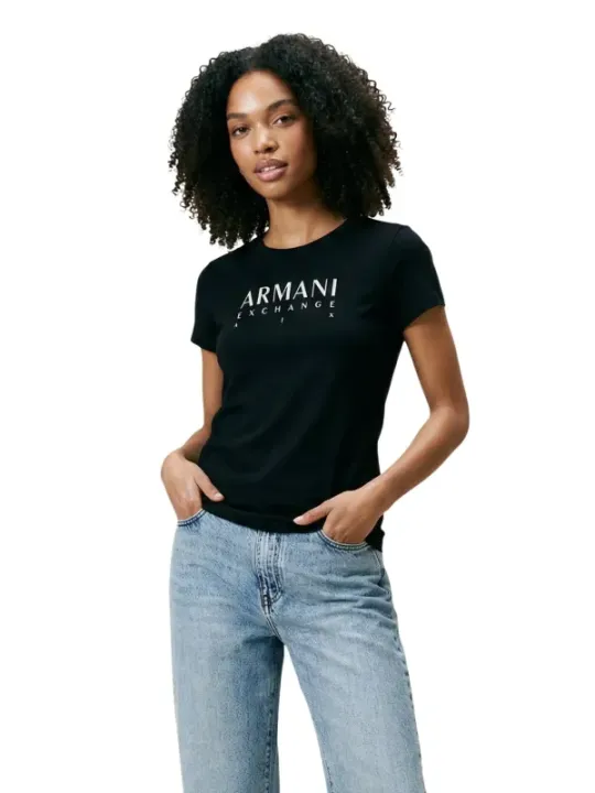 Armani Exchange Damen T-Shirt Schwarz | online kaufen