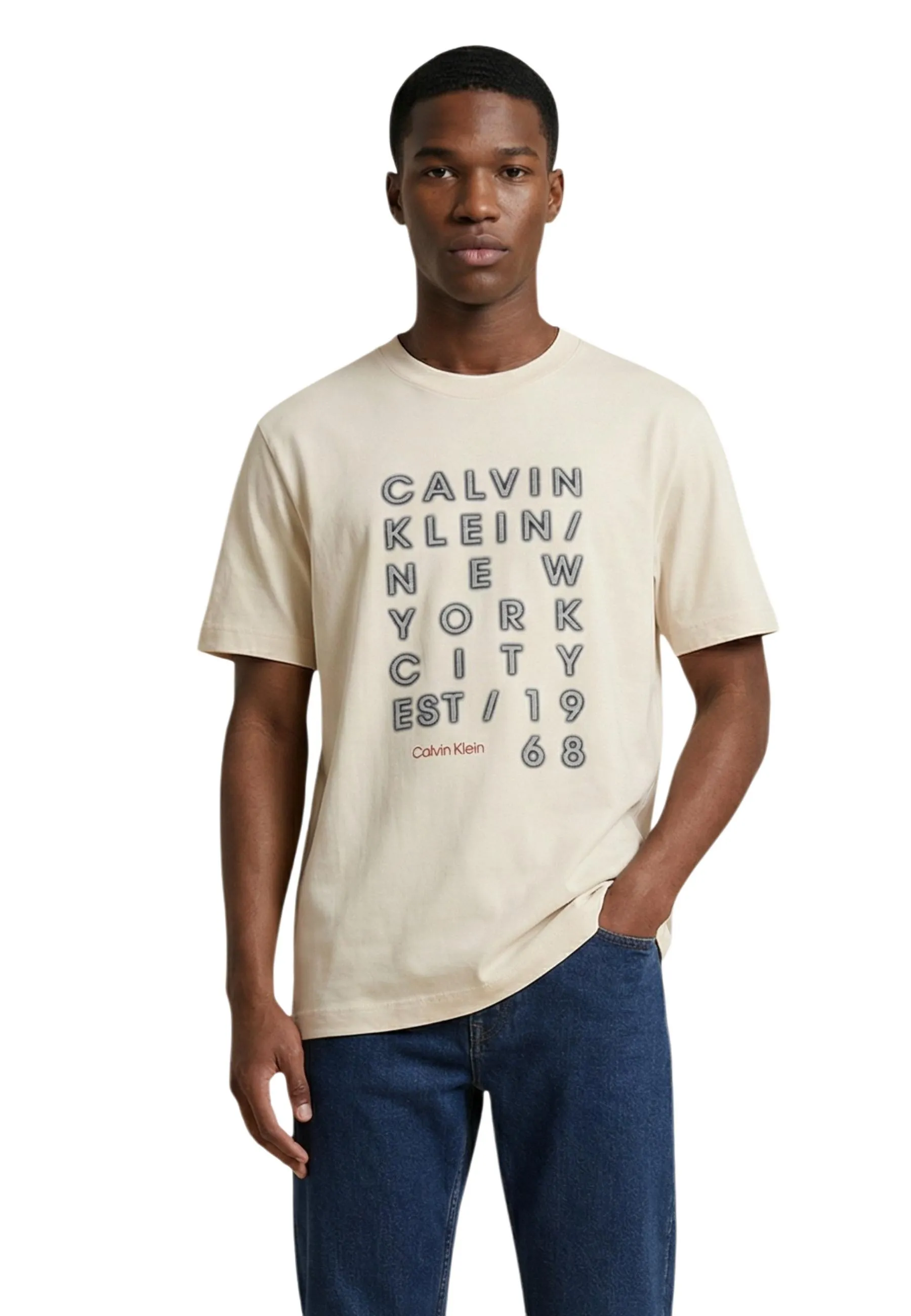Herren T-Shirt Beige 512754