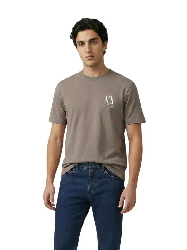 Armani Exchange Herren T-Shirt Braun | online kaufen