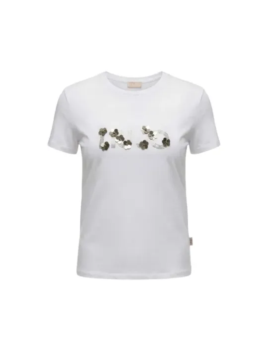 Liu Jo Damen T-Shirt Beige | online kaufen