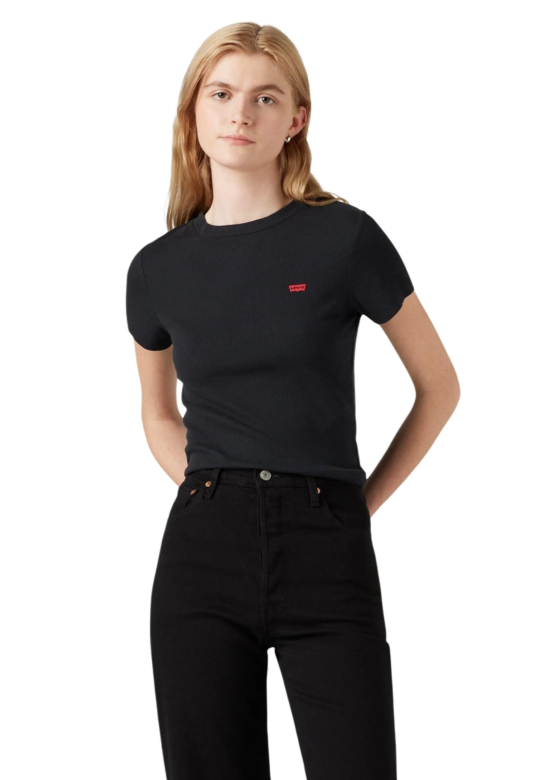 Damen T-Shirt Schwarz 512796