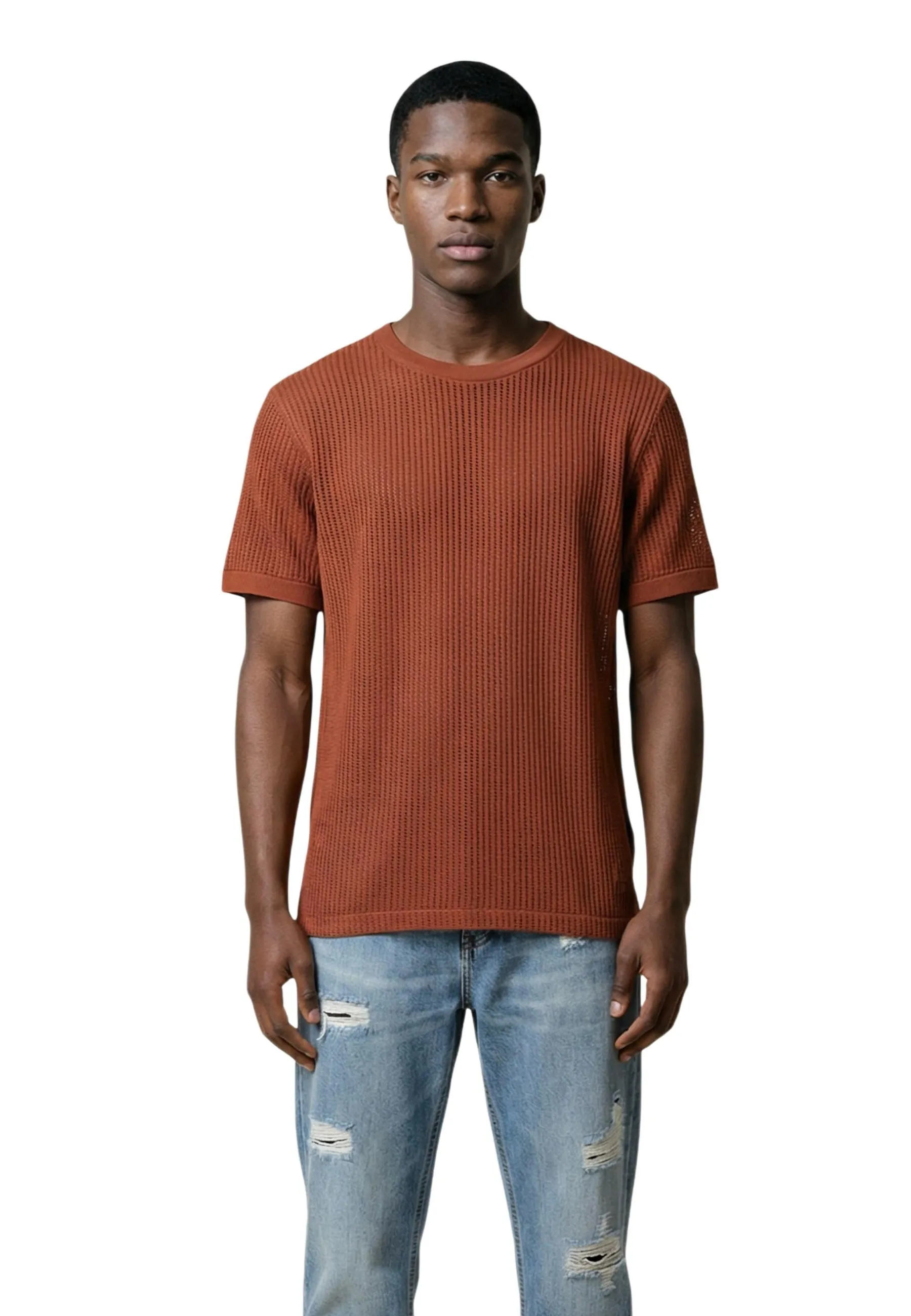Herren T-Shirt Braun 512771