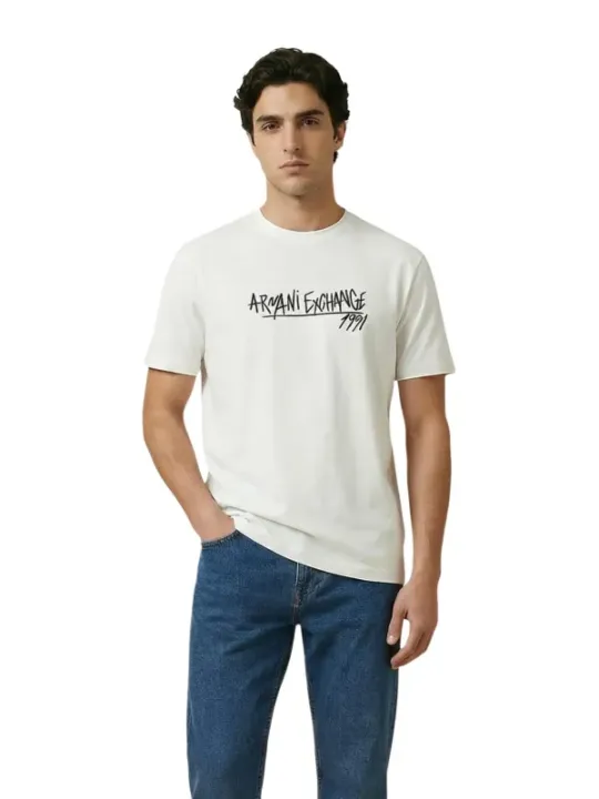 Armani Exchange Herren T-Shirt Weiß | online kaufen