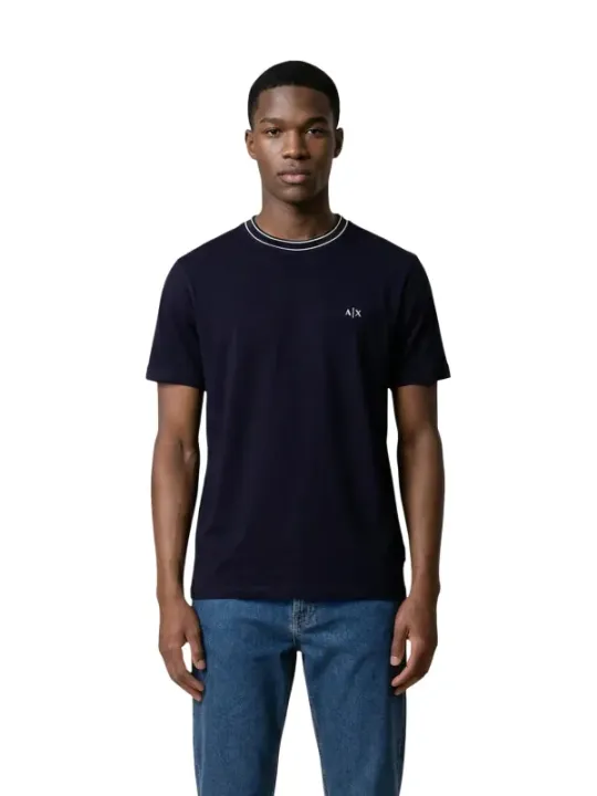 Armani Exchange Herren T-Shirt Blau | online kaufen