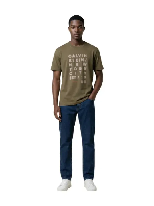 Calvin Klein Jeans Herren T-Shirt Grün | online kaufen
