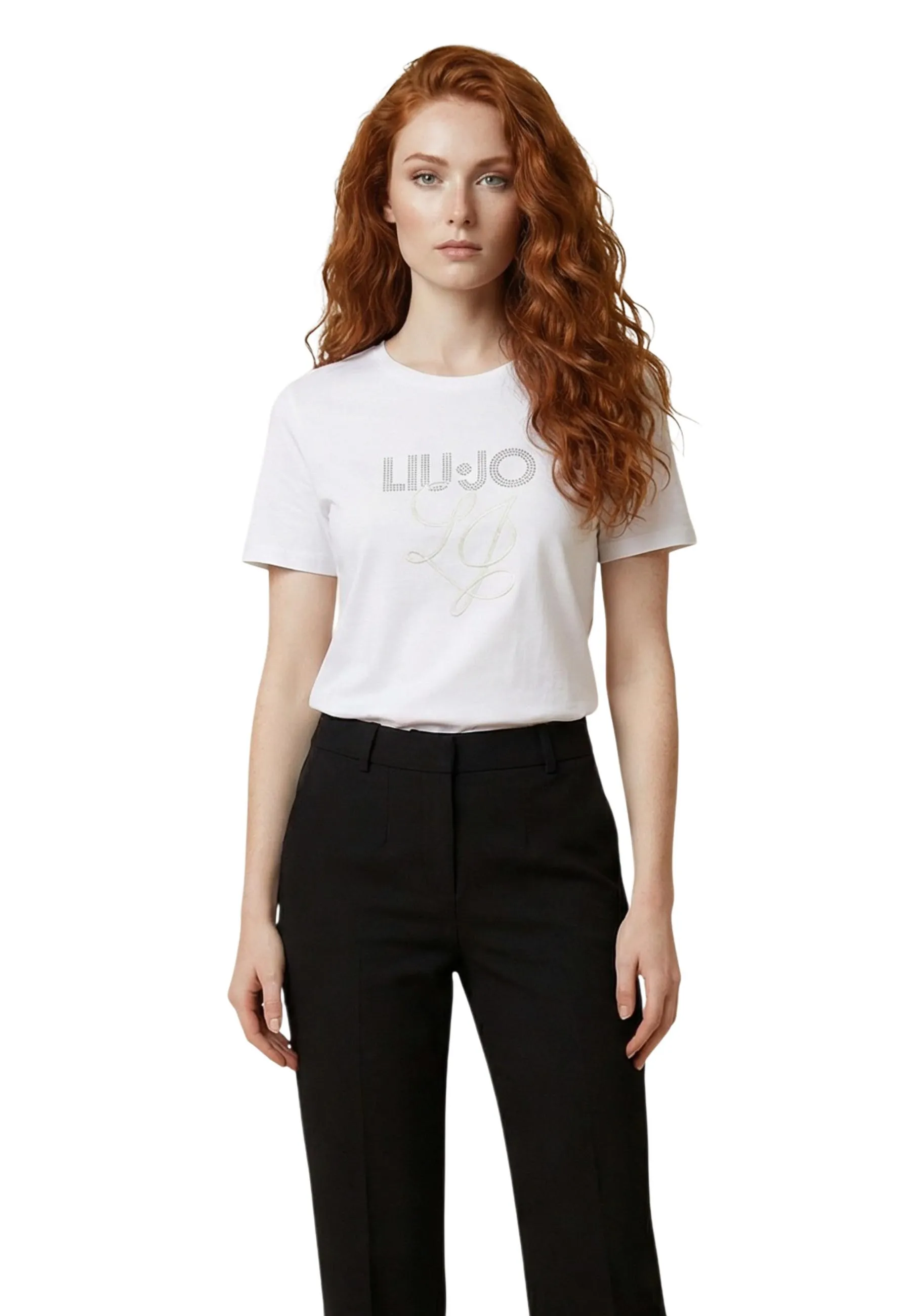 Liu Jo Damen T-Shirt Beige 512823