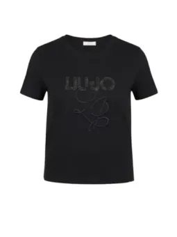 Liu Jo Damen T-Shirt Schwarz mieten – Flex-Fashion Verleih
