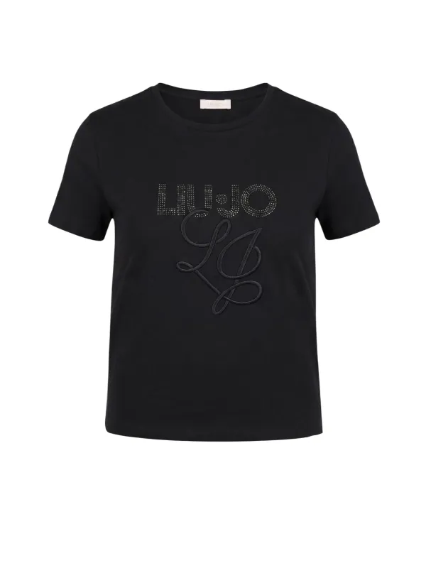 Liu Jo Damen T-Shirt Schwarz | online kaufen