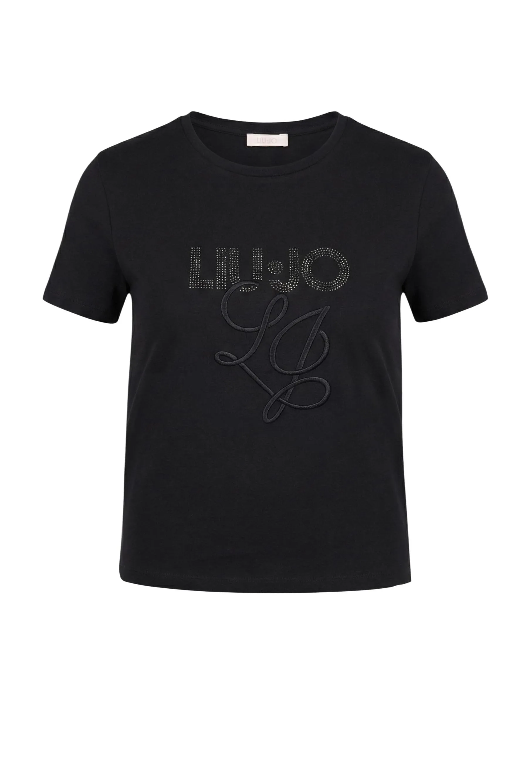 Liu Jo Damen T-Shirt Schwarz 512820