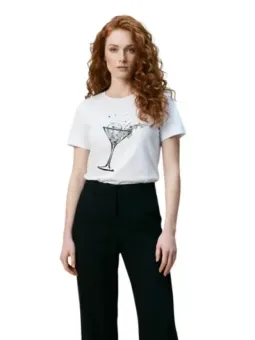 Liu Jo Damen T-Shirt Weiß mieten – Flex-Fashion Verleih