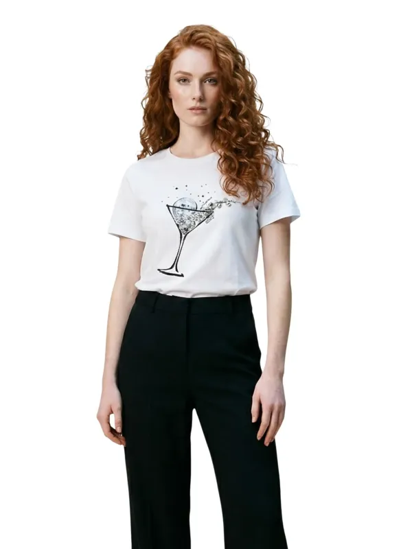 Liu Jo Damen T-Shirt Weiß | online kaufen