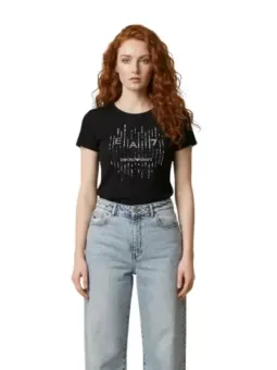 Ea7 Damen T-Shirt Schwarz | online kaufen