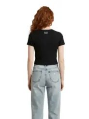 Ea7 Damen T-Shirt Schwarz | online kaufen