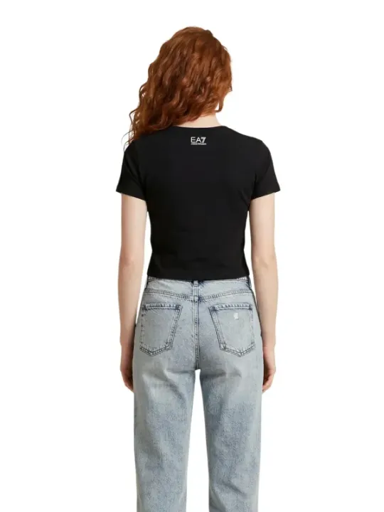 Ea7 Damen T-Shirt Schwarz | online kaufen