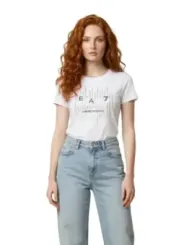 Ea7 Damen T-Shirt Weiß | online kaufen