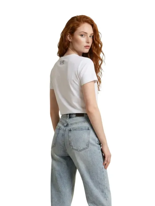 Ea7 Damen T-Shirt Weiß | online kaufen