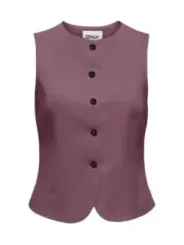 Only Damen Weste Bordeaux | online kaufen