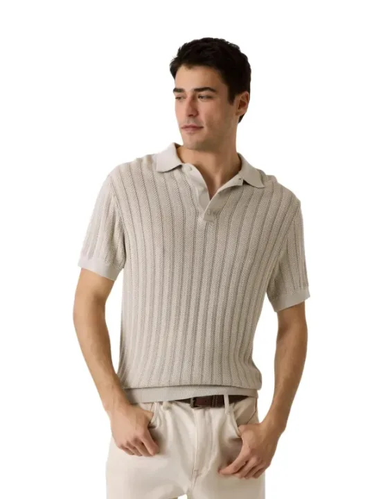 Guess Herren Polo Beige | online kaufen