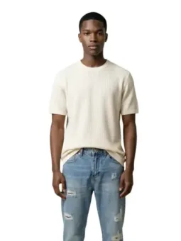 Antony Morato Herren T-Shirt Beige mieten | Flex-Fashion