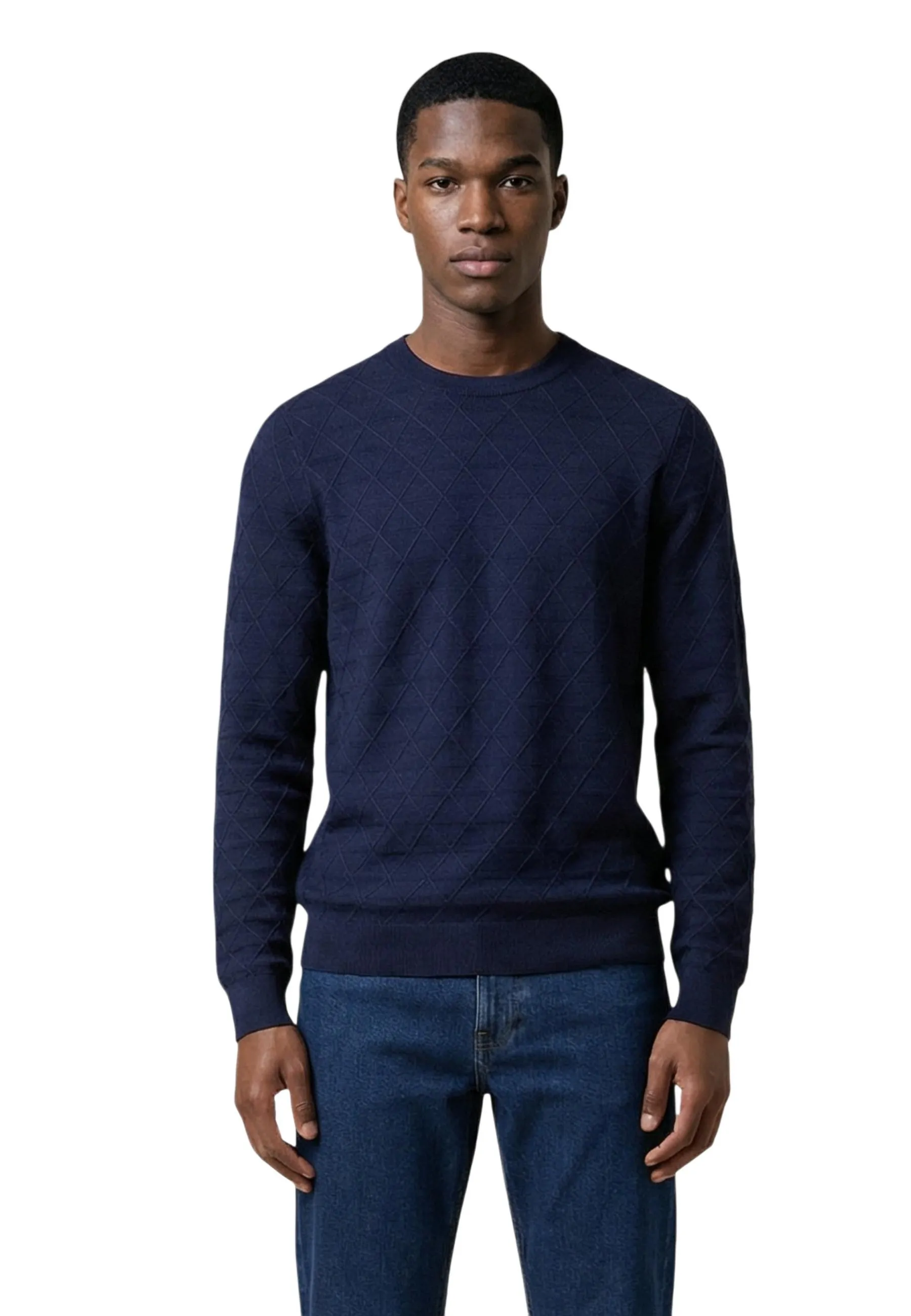 Herren Pullover Blau 512764