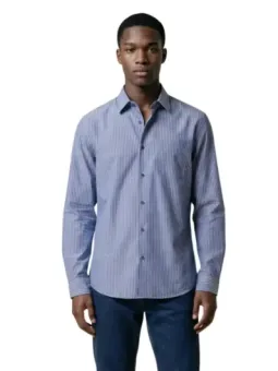 Azurblaues Armani Exchange Herrenhemd mieten - Flex-Fashion