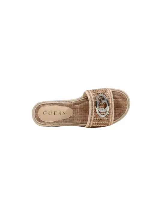Guess Damen Pantolette Beige | online kaufen
