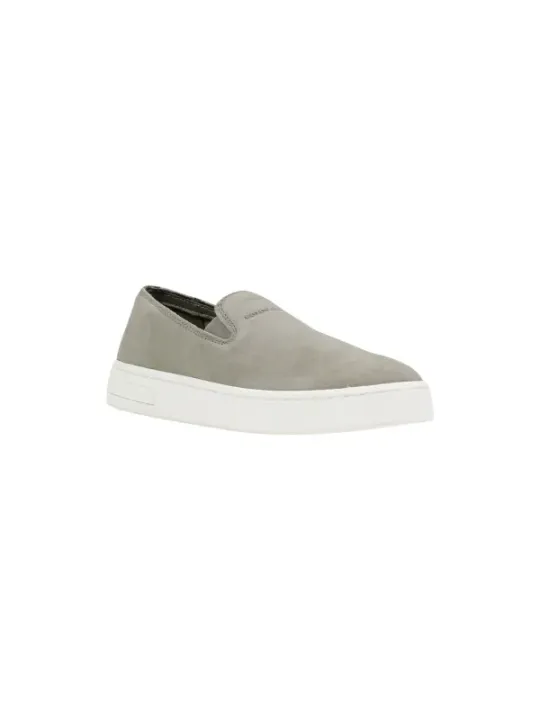 Armani Exchange Herren Mokassin Grün | online kaufen