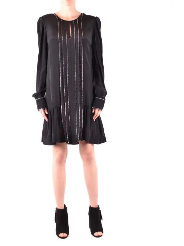 Twin-set Simona Barbieri Damen Kleid Schwarz | online kaufen