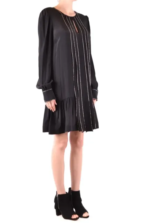 Twin-set Simona Barbieri Damen Kleid Schwarz | online kaufen