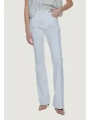 Weiße ausgestellte Hosen von Guess