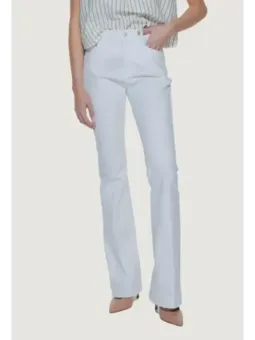 Weiße ausgestellte Hosen von Guess