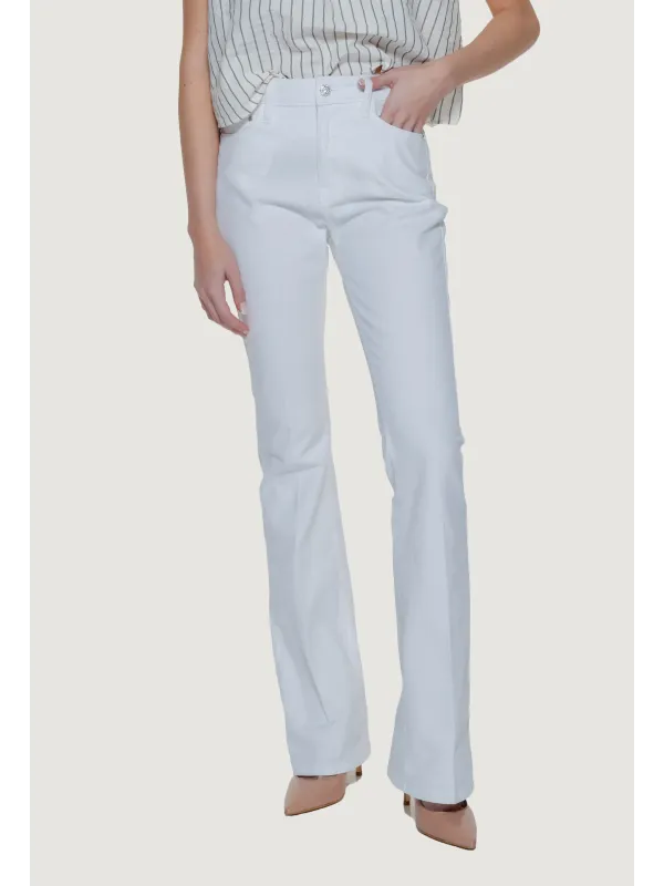 Weiße ausgestellte Hosen von Guess