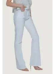 Weiße Bootcut Jeans von Guess