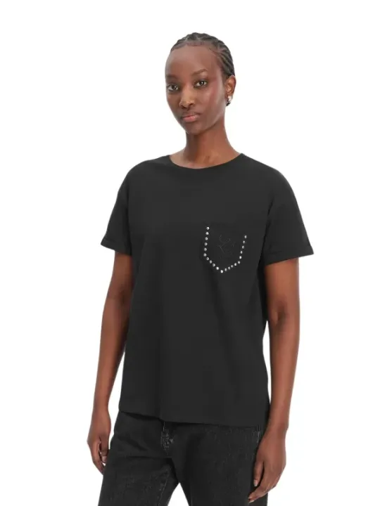 Liu Jo Damen T-Shirt Schwarz | online kaufen