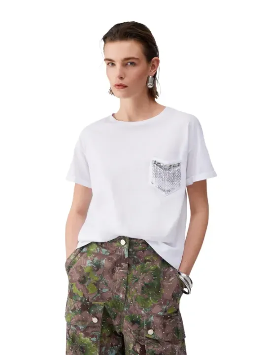 Liu Jo Damen T-Shirt Weiß | online kaufen
