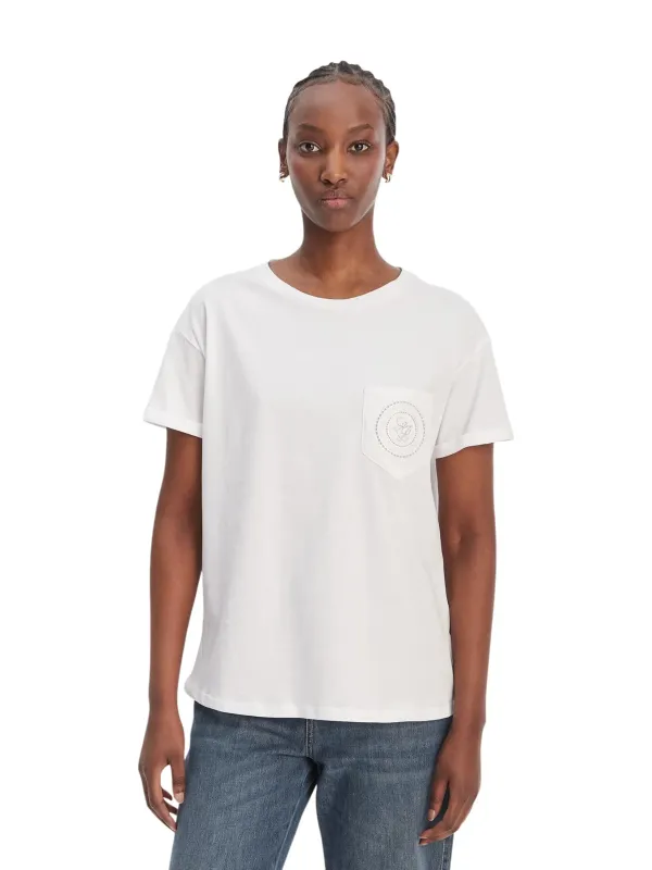 Liu Jo Damen T-Shirt Weiß | online kaufen