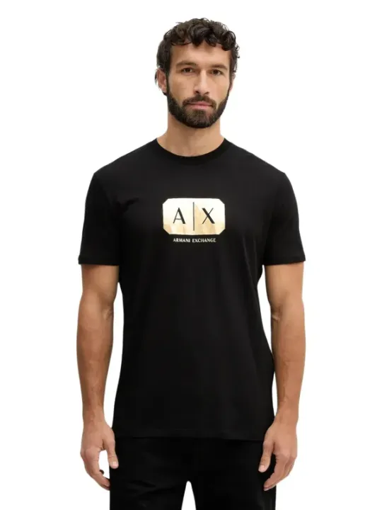 Armani Exchange Herren T-Shirt Schwarz | online kaufen