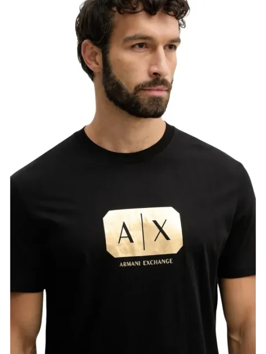 Armani Exchange Herren T-Shirt Schwarz | online kaufen