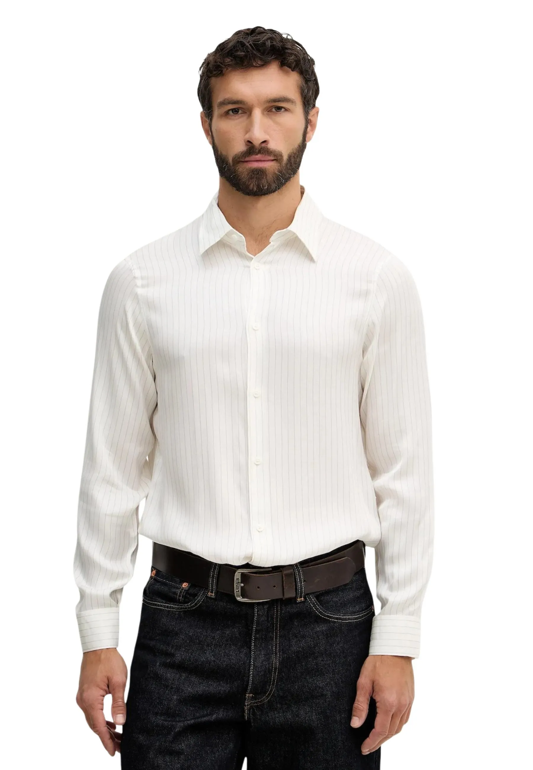 Herren Hemd Weiß 512124