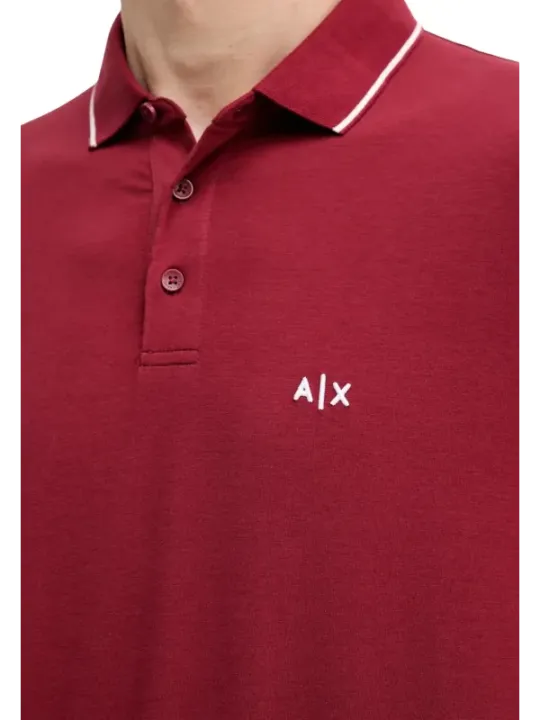 Armani Exchange Herren Polo Bordeaux | online kaufen