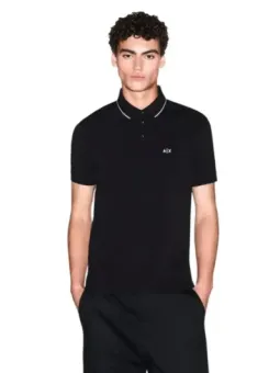Armani Exchange Herren Polo Schwarz | online kaufen