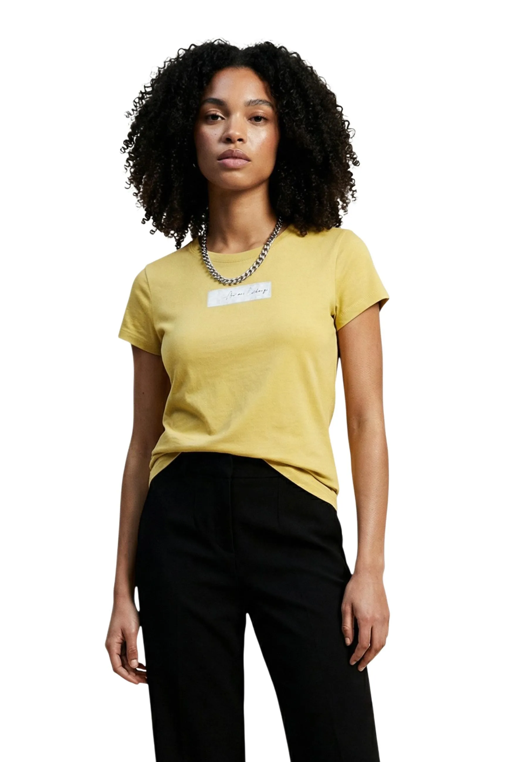 Damen T-Shirt Gelb 512115
