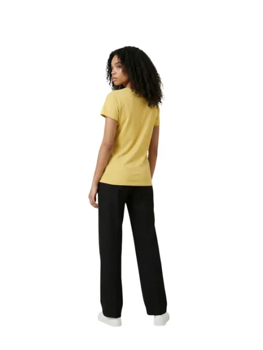 Armani Exchange Damen T-Shirt Gelb | online kaufen