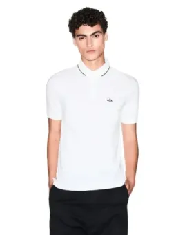 Armani Exchange Herren Polo Weiß mieten | Flex-Fashion Verleih
