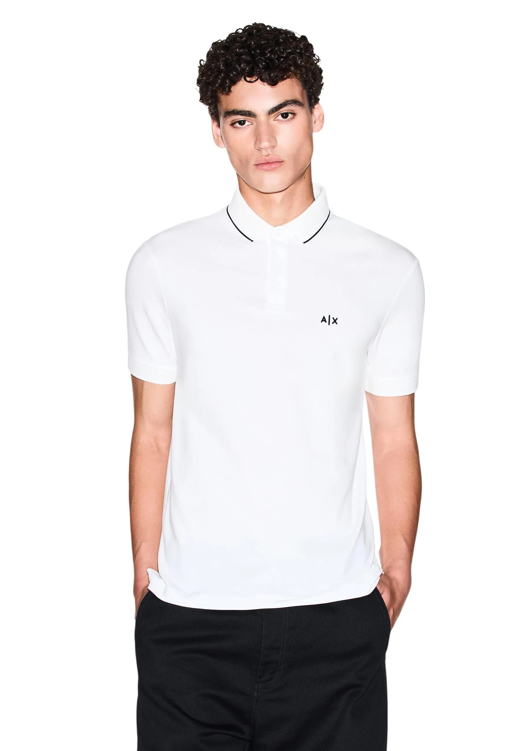 Herren Polo Weiß 512120