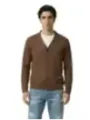 Gianni Lupo Herren Cardigan Braun | online kaufen