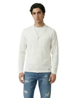 Gianni Lupo Herren Cardigan Weiß | online kaufen