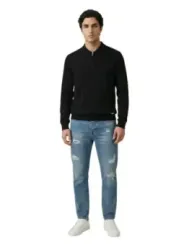 Gianni Lupo Herren Pullover Schwarz | online kaufen