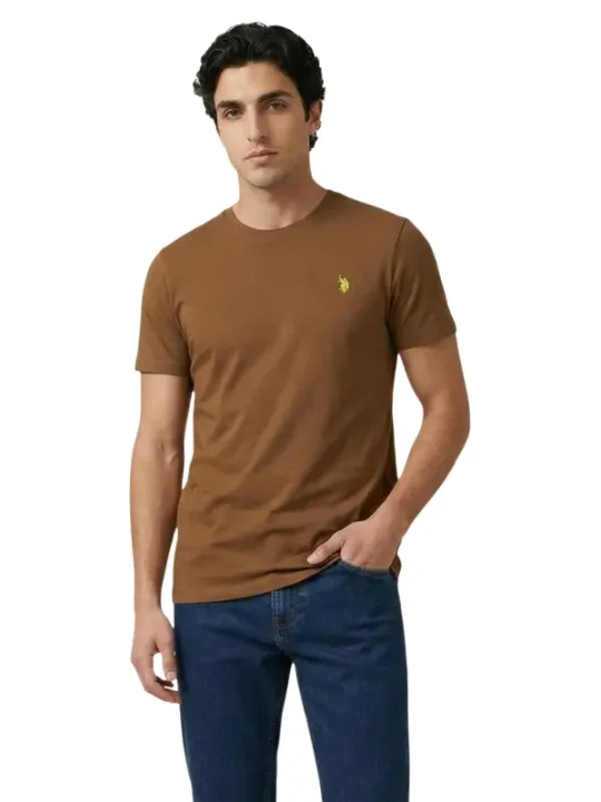 U.s. Polo Assn. Herren T-Shirt Braun | online kaufen
